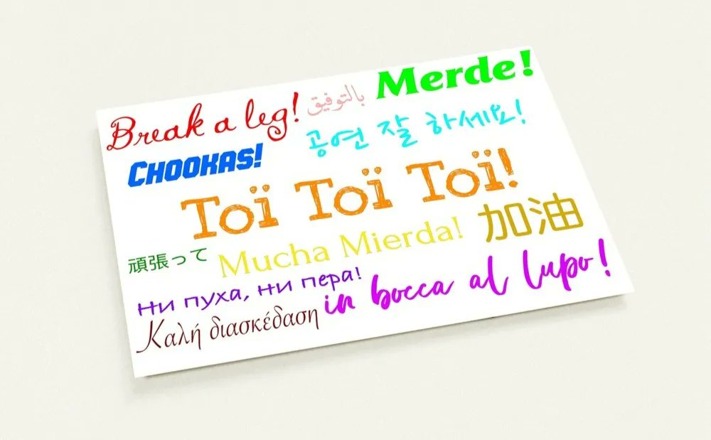 OperaGarb's tweet image. 🍀 How do you wish someone luck, without wishing them luck?! 🍀 
📝 You could try to find the words, or just use this handy postcard - perfect for opening night gifts!📝
😁 Packs of 10 now available at OperaGarb.com! 😁 

#GoodLuck #ToiToiToi #OpeningNight #Opera #Stage