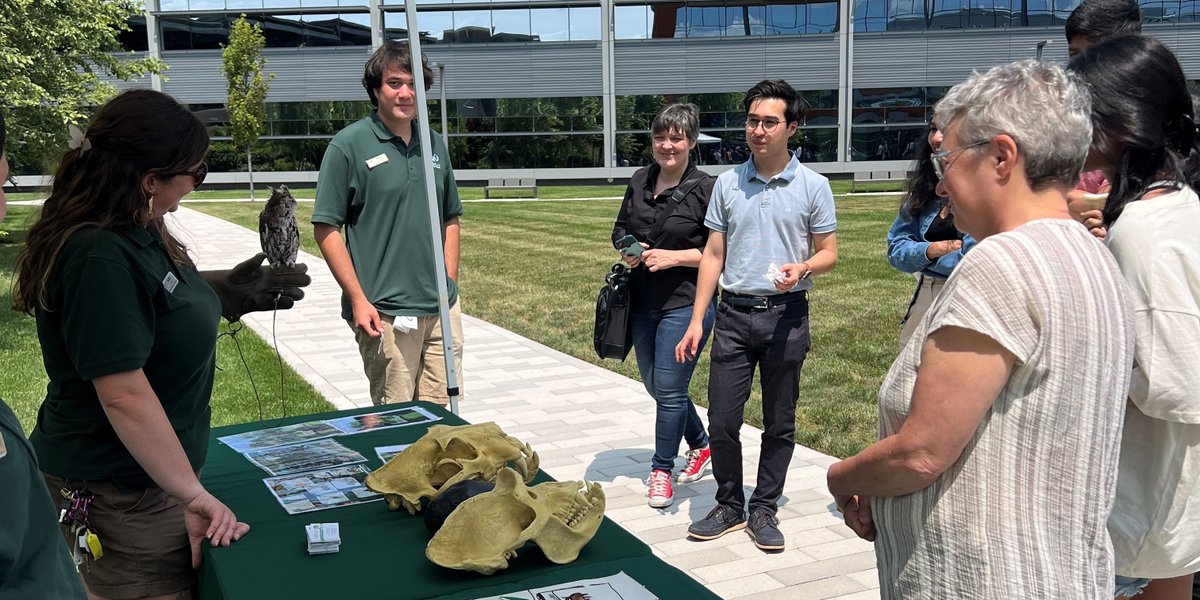 MathWorks's tweet photo. Last week, Zoo New England brought its enchanting array of live animals and educational experiences to MathWorks Lakeside campus! 🐾🌿
🦁🦉🌎 #ZooToYou #MathWorks https://t.co/FzFI60ImH8