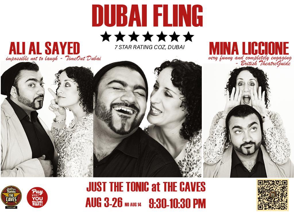 Show by <a href="/minaliccione/">mina liccione</a> <a href="/AlSayedcomedy/">Ali Al Sayed</a> 
Joe’s 4 Word Reviews:
Very funny. Engaging. Distinct.
#edfringe #FillYerBoots