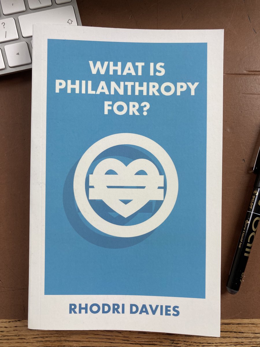 'What is philanthropy for?" On 11 Sept I'm contributing to an online <a href="/theRSAorg/">The Royal Society of Arts</a> event where Rhodri Davies speaks about his new book. Should be a good discussion..
Register today! 👉bit.ly/3YaFbEM #philanthropy  #Scotland #Socialimpact