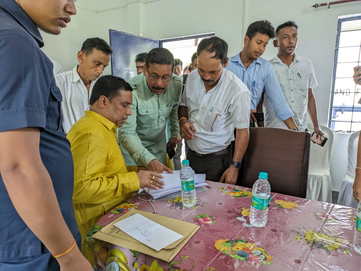 jayanta_malla's tweet photo. By continuing the inspection process, Inspected Teok Grant Piped Water Supply Scheme under Teok LAC, Jorhat today. This scheme virtually inaugurated by Hon'ble CM Dr. @himantabiswa sir yesterday, aims to connect 488 households, emphasizing our resolute commitment to providing clean and safe water access to the region.