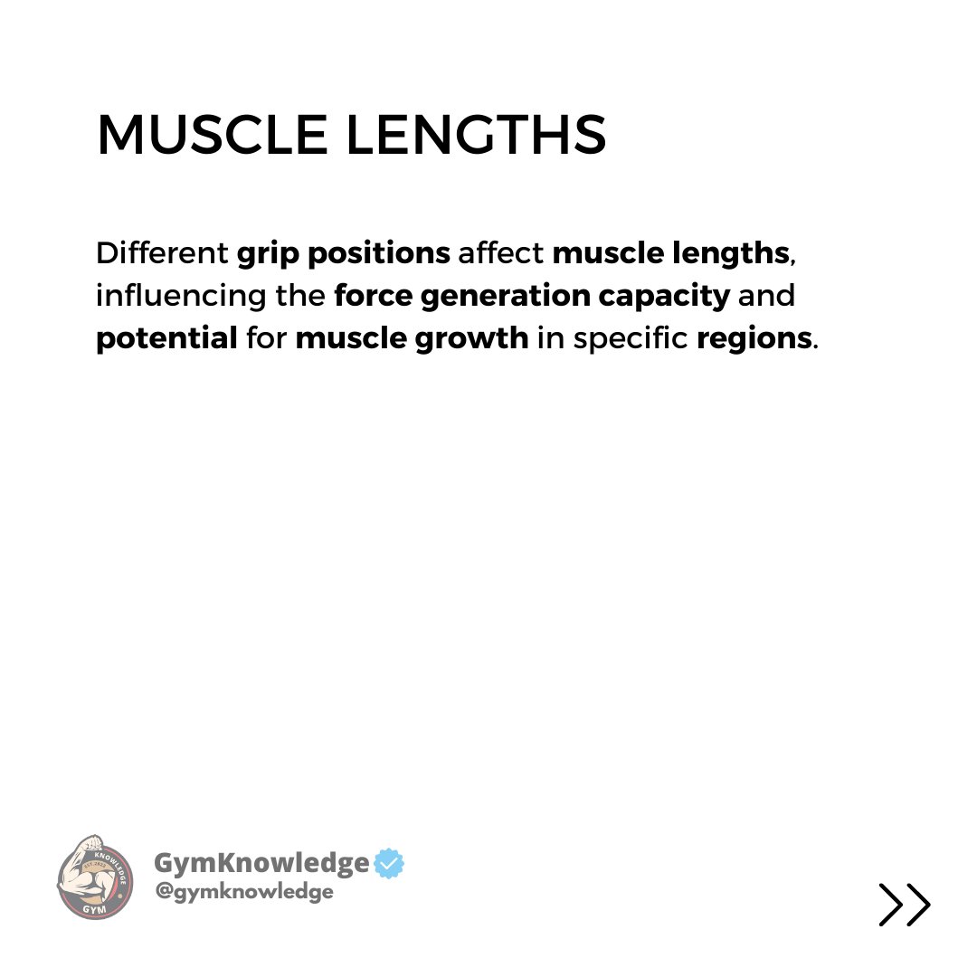 GymKnowledgeOne's tweet image. 💡 Did you know that varying your hand grip during exercises like pull-ups and rows can lead to enhanced muscle development and overall performance? 🤔 Let&apos;s delve into the science behind it! 🔬
#gripstrength #muscleactivationtechniques #functionalfitness #trainsmart