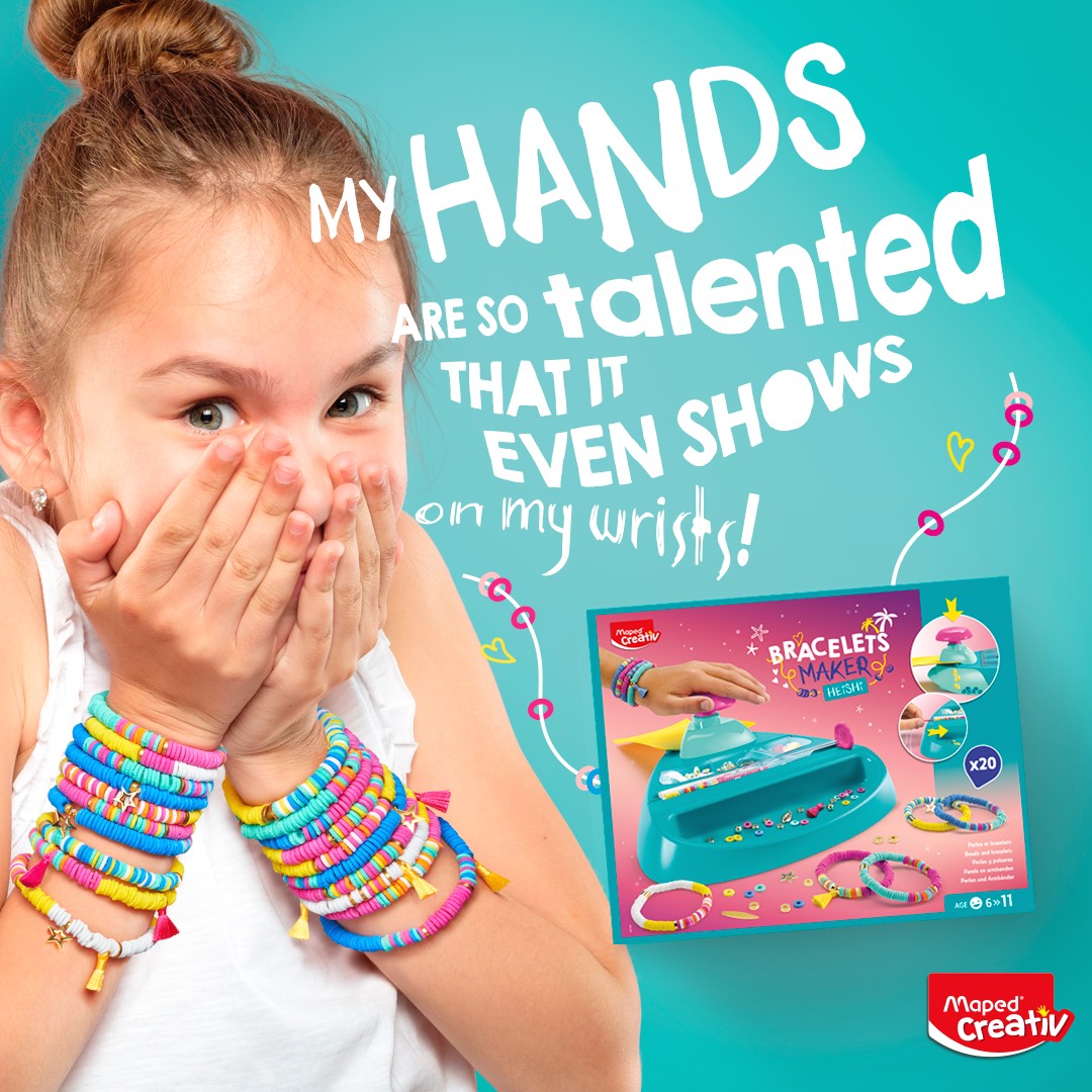 Make your loved ones beautiful gifts or even decorate your own arms with our cute bracelet making kit!🌈
 
#mapedhelix #creative #kidscrafts #mapedcreativ #mapedbracelets #braceletmaking #diygifts #diyjewellery