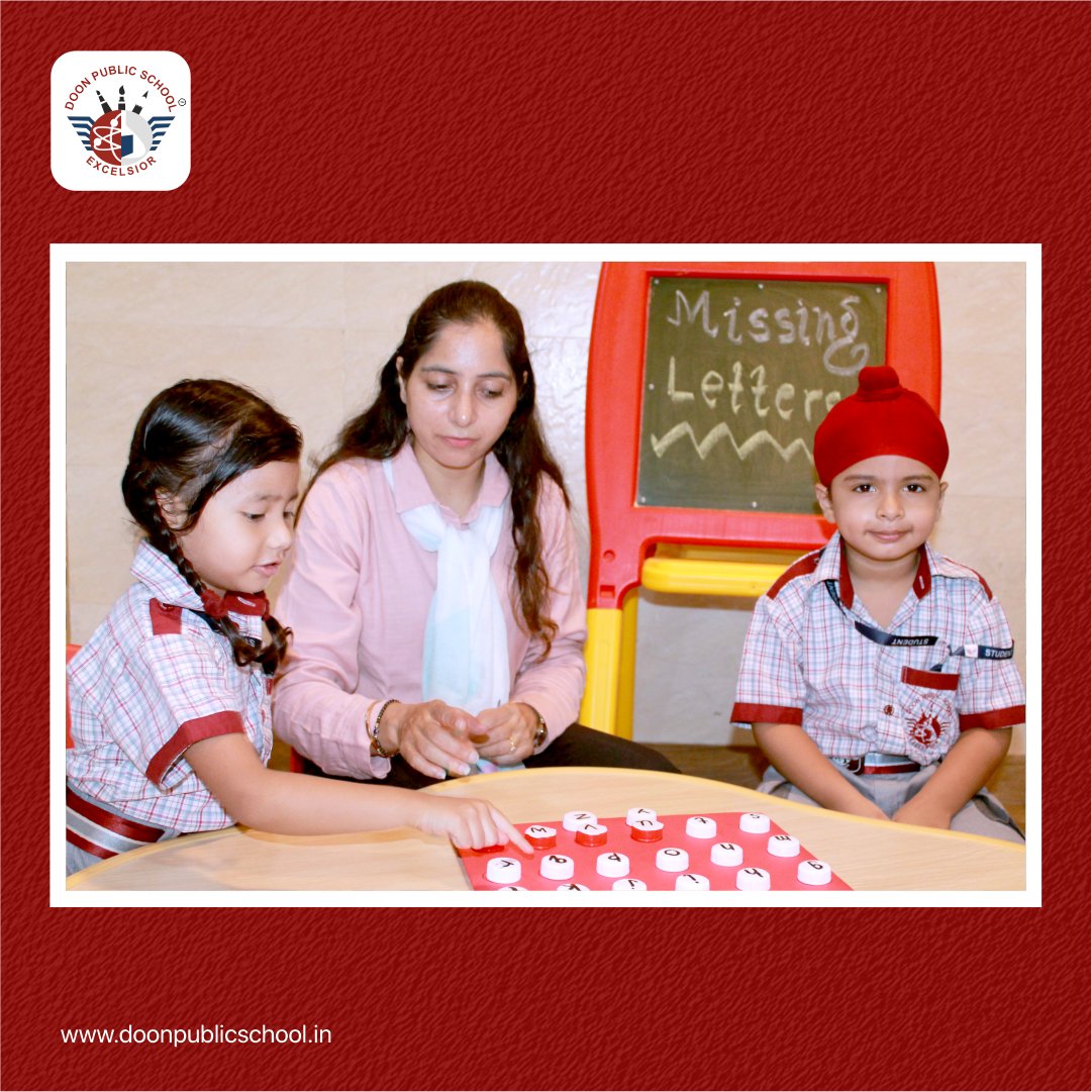 DoonPublicScho4's tweet image. Unlocking the Alphabet! Teaching our little Doonites alphabets through the 'Missing Letter' activity has been a blast! It's amazing to see their little minds at work as they decipher the missing letters and place the perfect bottle cap in its spot. 
 #Missingletter #Alphabet