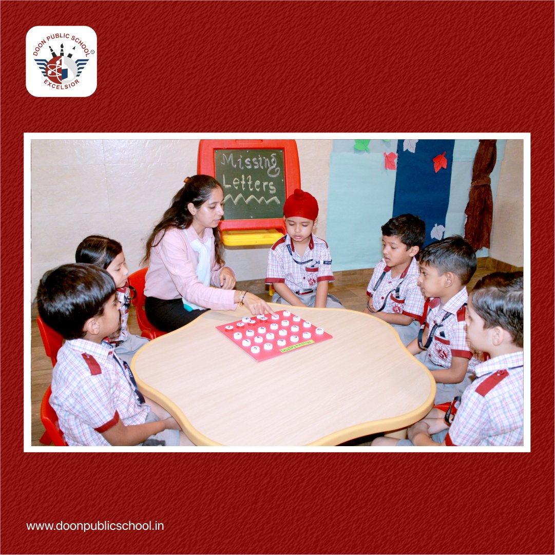 DoonPublicScho4's tweet image. Unlocking the Alphabet! Teaching our little Doonites alphabets through the 'Missing Letter' activity has been a blast! It's amazing to see their little minds at work as they decipher the missing letters and place the perfect bottle cap in its spot. 
 #Missingletter #Alphabet