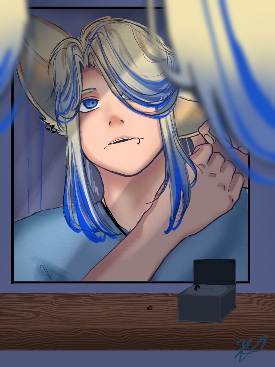 Kristusbitch's tweet photo. Melody pierced her ears. again.

#originalcharacter #originalart #ArtistOnTwitter #brokeasf #artistsontwitter #originaloc https://t.co/M8h80DMff4