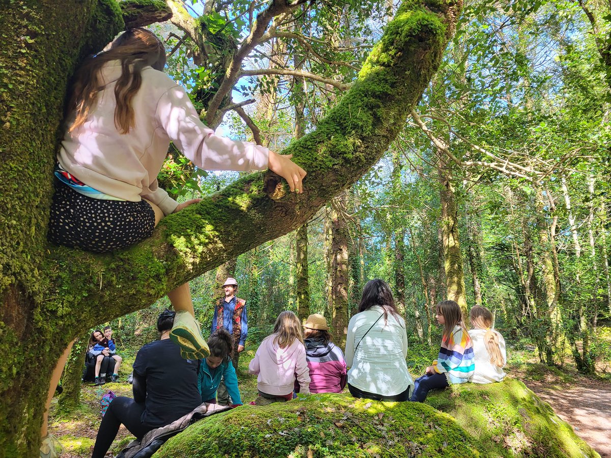 A wonderful 'Wildlife in the Woods' day with Jay Cornish (NPWS) showing some of the woodland's mammals, Arran Towers (volunteer) telling stories and running a clay activity, and Clare Heardman (NPWS) revealing moths and bugs #protectnature #Heritageweek2023 #ellenhutchinsfestival