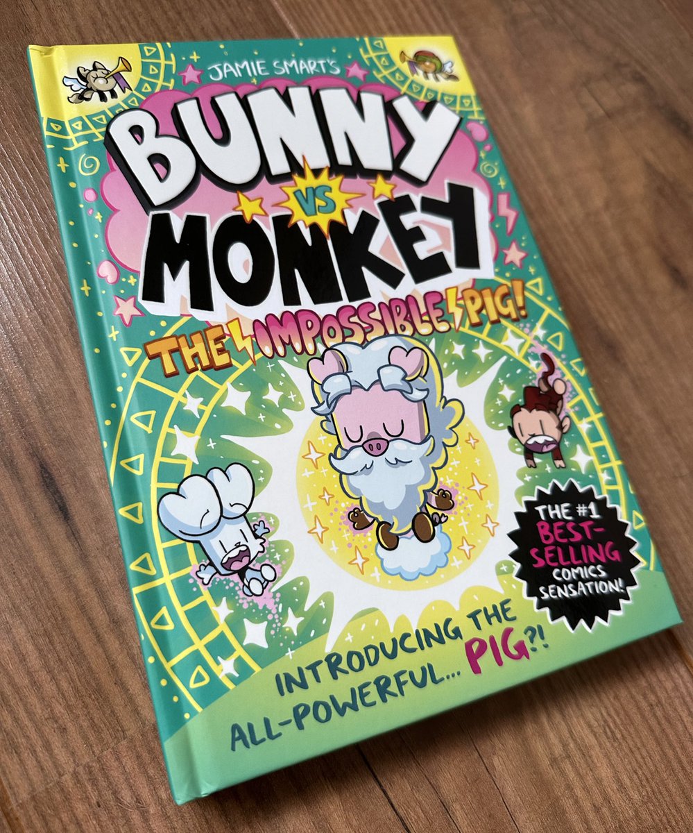 🔥WIN! Bunny Vs Monkey book eight, The Impossible Pig, is published in about six weeks time. But I have a bundle of advance copies here, so to be in with a chance of not only winning a SIGNED COPY, but getting to read it over a month before anyone else, just RT this tweet!