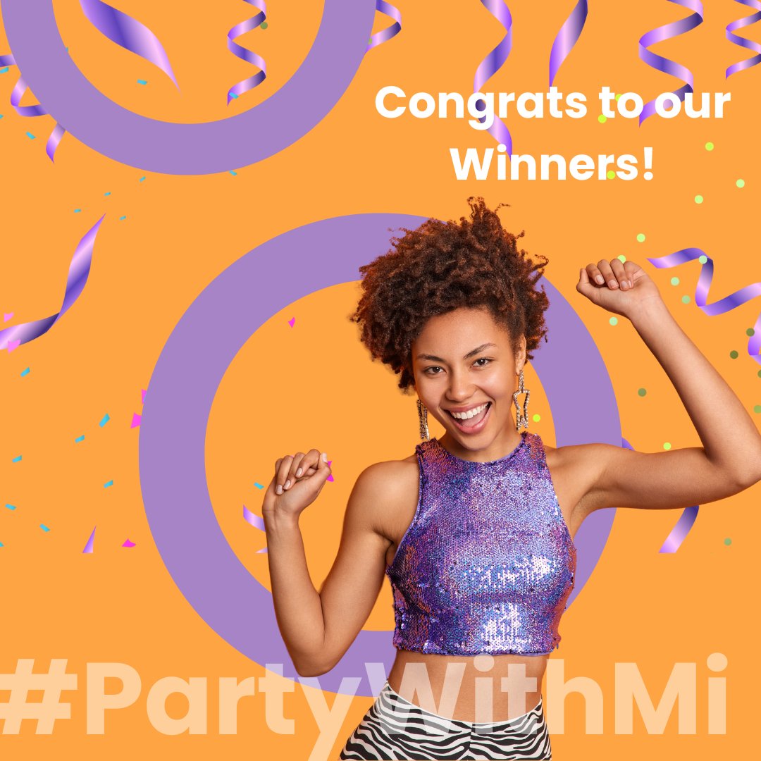 Let’s give a big round of virtual applause to our competition winners Nicky Stewart-Burger and Sarah Ehikioya 🎉 These lucky #MiFans have won themselves hampers from our 8th birthday competition. 👏 Enjoy your prize!