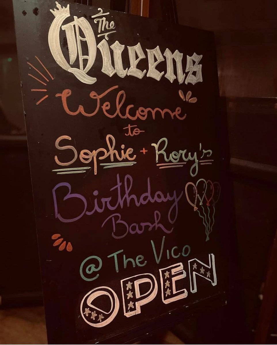 If you would like to organise your birthday at The Vico please contact gm@thequeens.ie for more information 🎂

#ireland #dublin #dalkey #privatehire #roomhire #birthdays #specialoccasions #thevico #thequeensdalkey