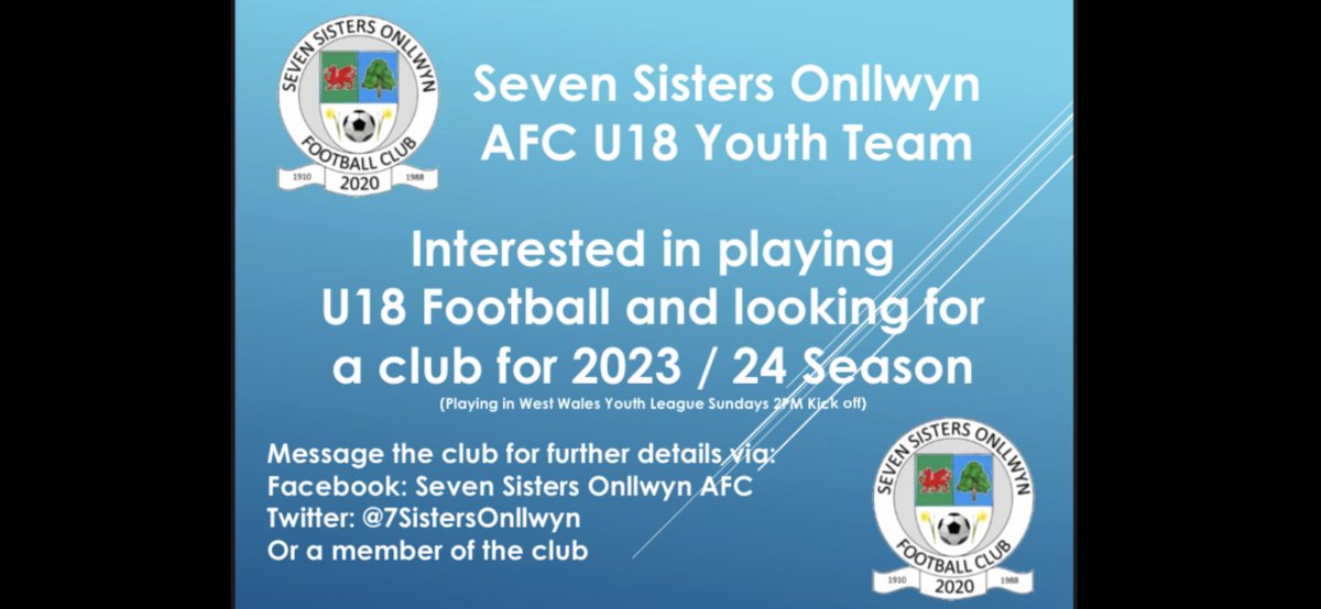Seven Sisters Onllwyn AFC tweet media