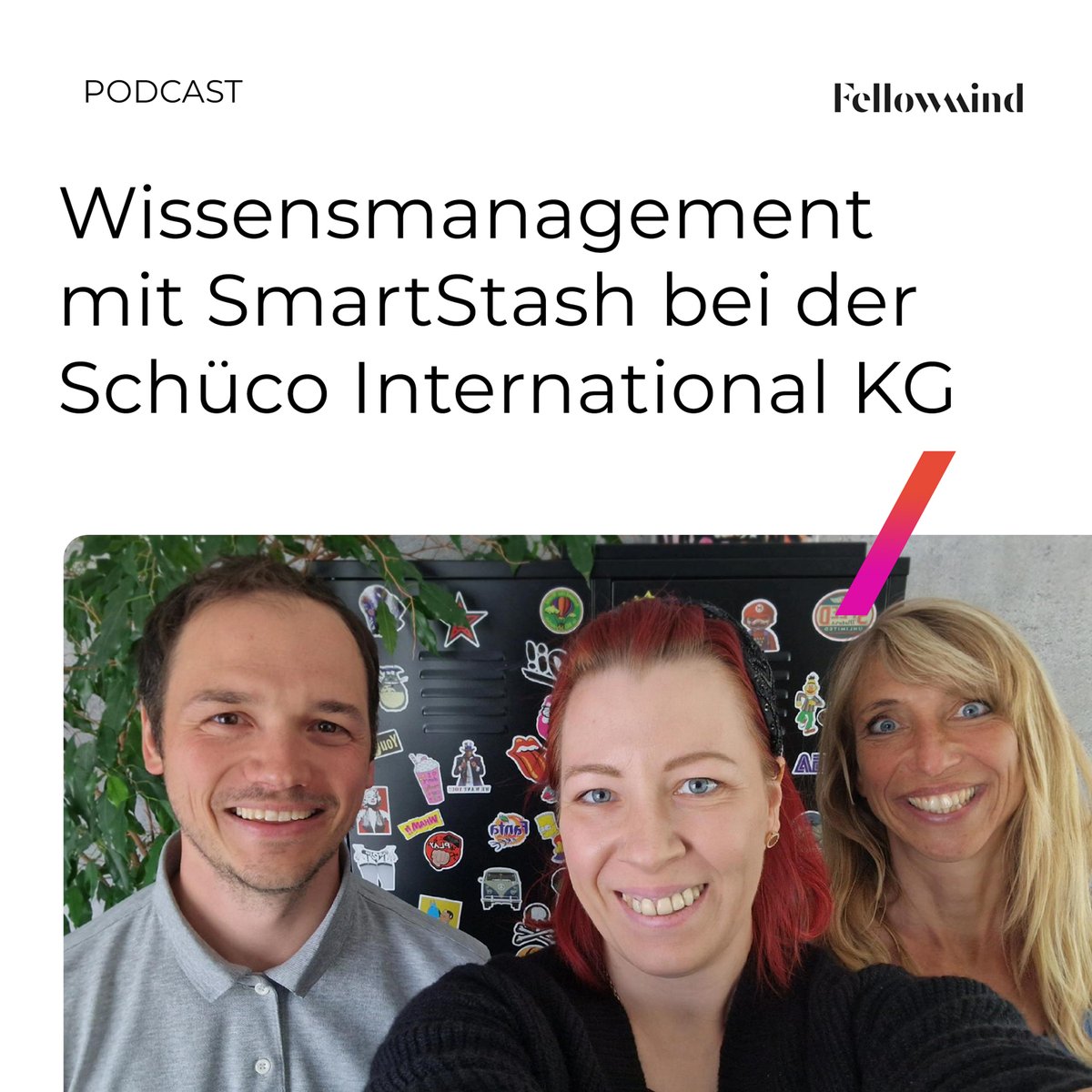 Der neue #Wissensmanagement-#Podcast mit unserem Kunden Schüco ist da! Wir reden darüber, wie die Einführung von Wissensmanagement im Unternehmen erfolgreich wird und wie SmartStash, ein Add-on für Microsoft365, dabei hilft. Hört rein, es loht sich! open.spotify.com/episode/7ptIl4…