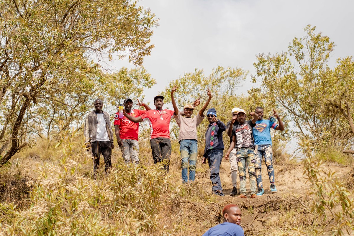 madeinmathare's tweet photo. Over the weekend, the young people at the shamba/community park enjoyed a refreshing break by embarking on an adventurous climb up the thrilling Mount Longonot ⛰️ https://t.co/t5118f4EZt