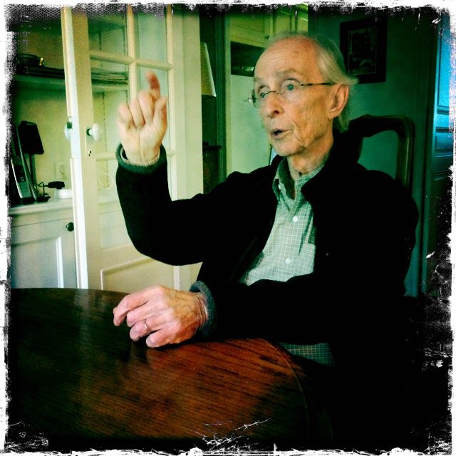 bourmeau's tweet photo. THREAD  Sa femme, la photographe Diane Hageman, a annoncé cette nuit la mort chez lui à San Francisco, d’Howard S. Becker. Il avait 95 ans. #howardsbecker (photo SB) …/… https://t.co/dTRmWocwvh