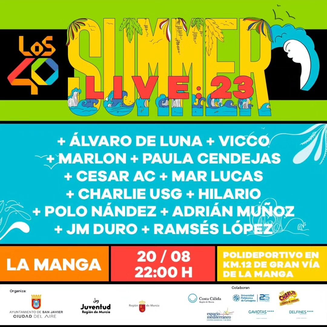 TurismoSJavier's tweet photo. Concierto gratuito en La Manga. https://t.co/rntm4DfuKo