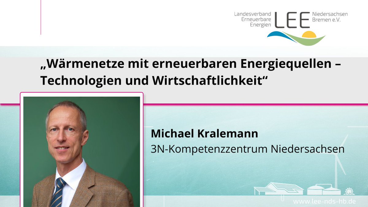 Bitte vormerken: Am 06.09.2023 bieten wir unser Online-Webinar für Kommunen "Die kommunale Wärmeplanung – Pflichten, Optionen und Tools" an.

Die Teilnahme an der Veranstaltung ist kostenfrei.
Anmeldung: lnkd.in/emMbErp7