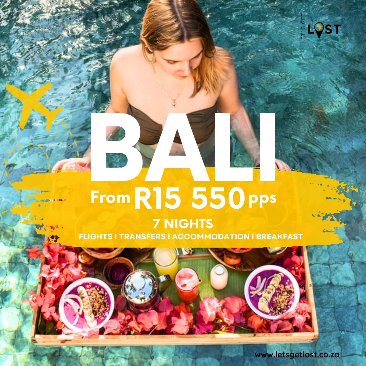 Letsgetlost_SA's tweet photo. #TravelPICKME 

Travel dates: 1 November to 20 December 2023 

We are currently adding deals for 2024 too: https://t.co/EOnbvgG3q1 https://t.co/aqeco1VSA7