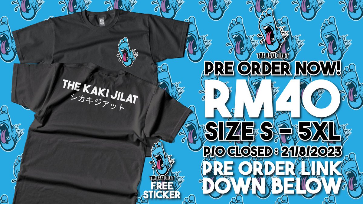 WKL_666's tweet photo. Hype Exhibition Match this week! WKL vs KFGC!
Tune in to https://t.co/LBOy47LJj0 this sunday at 10pm to watch the action live.
This broadcast is brought to you by The Kaki Jilat! Pre-order The Kaki Jilat tshirt now! Link for purchase:
https://t.co/NCd3k0csuo
#WKL #KFGC #Tekken7 https://t.co/5p0PfJOIuR