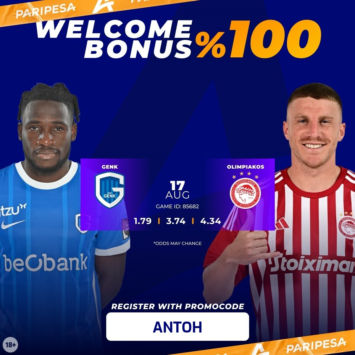 Party time!

Deposit 500/=, get 1000/= in no time

Have an account?
Double your stake instantly with
100% welcome bonus 

👉 bit.ly/3Qt8BMu
Promo code 👉 ANTOH

My next tweet will be a slip, so load your account

It's a running bet - has to be a banger!