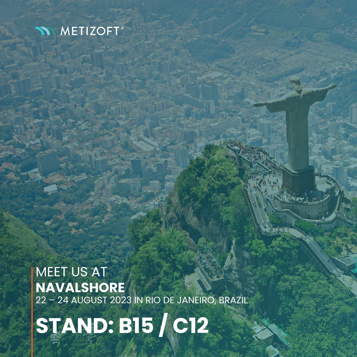 MetizoftAS's tweet image. Navalshore is just around the corner!   

Join Øyvind Sundgot and Jan Rune Dalsøren in Brazil as we showcase our maritime software solutions and services.   

Visit our booth to see how Metizoft enhances safety, improves efficiency, and ensures compliance.