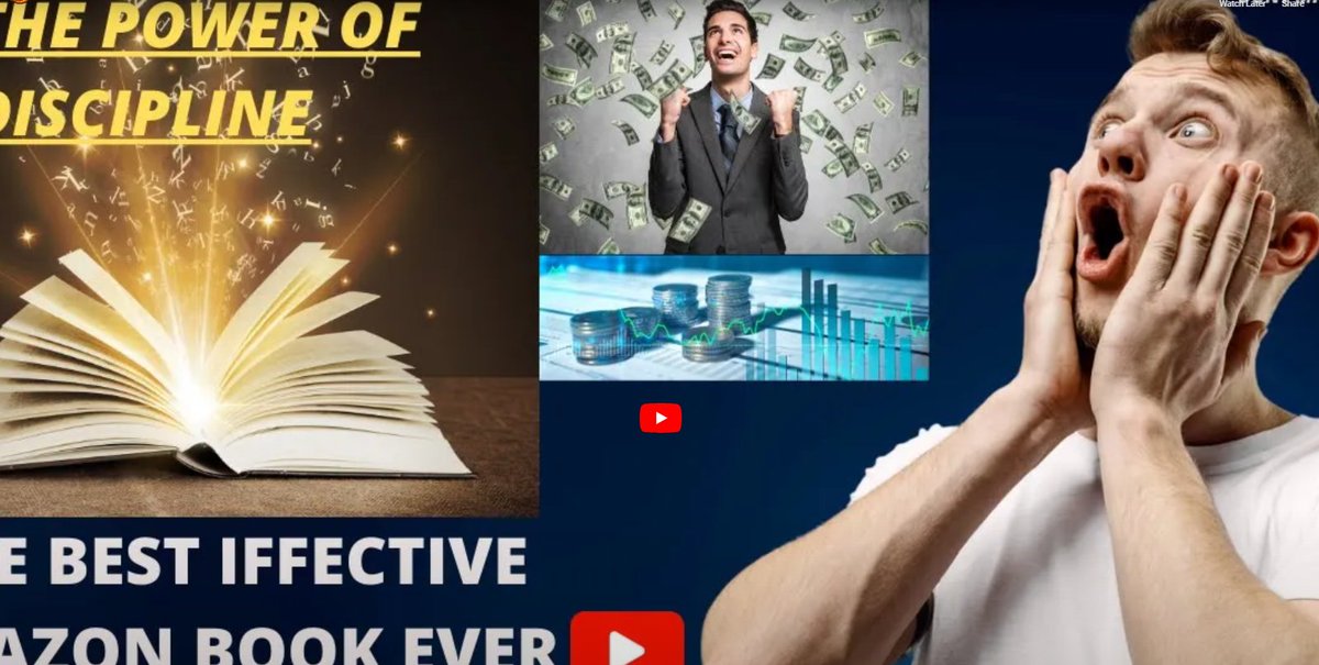 The Power of Discipline✅inventive worker✅How to Use Self Control and Achieve your goals✅amazon book

Youtube Video Link:youtu.be/I_8mGx6jqQE

#amazonjunglebook #shop #trading #journalbook #amazon #amazonbookkindle #worker