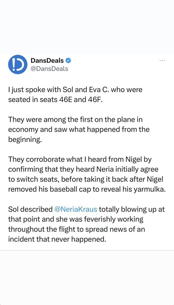 RoeeHaver's tweet photo. @NeriaKraus @united She’s lying https://t.co/emHIYO2j0c