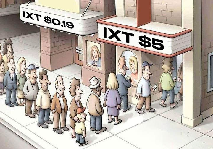 SnakCaptain's tweet photo. GM

 $IXT #PlanetIX