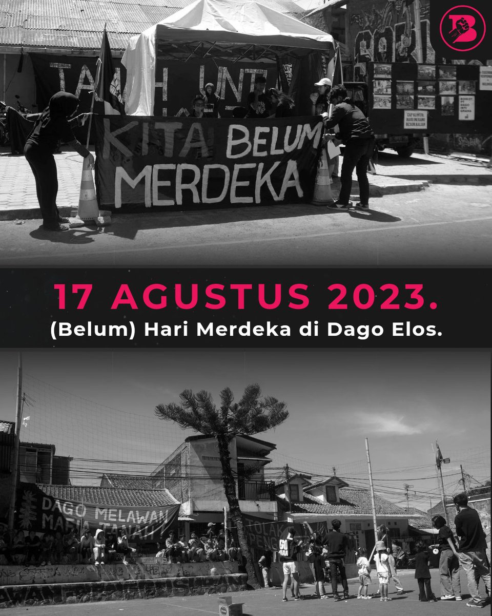 17 Agustus 2023. (Belum) Hari merdeka di Dago Elos. 

#BandungBergerak #DagoElos #DagoElosNeverLose #HUTRI78Tahun