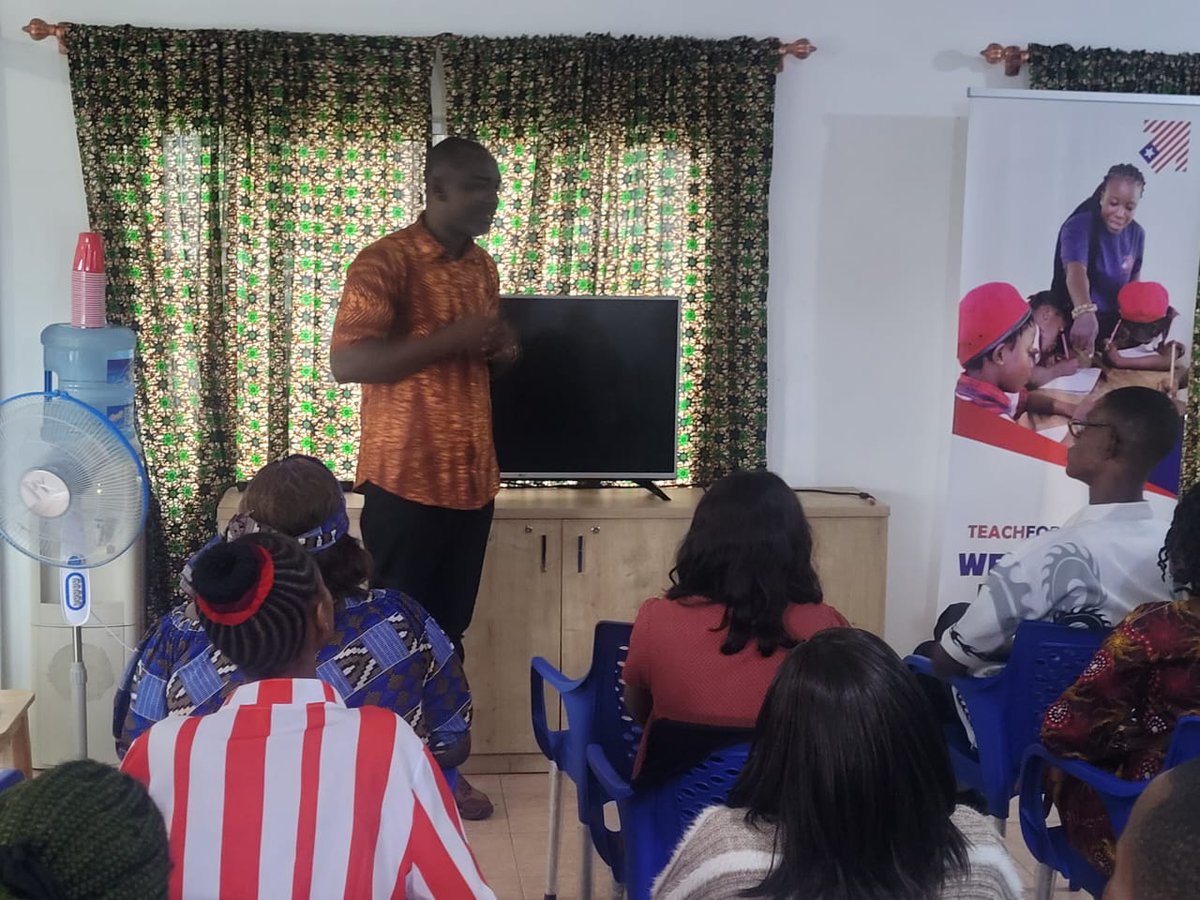 TeachForLiberia's tweet photo. Institute. Special thanks to the Ministry of Education and Mr. Saywalla Jallah, the Director of the Bureau of Teacher Instruction for joining us in our mission. 

We are also excited to share that our current Cohort 3 Fellows are also being given additional trainings in both https://t.co/l1yZpI8lMH