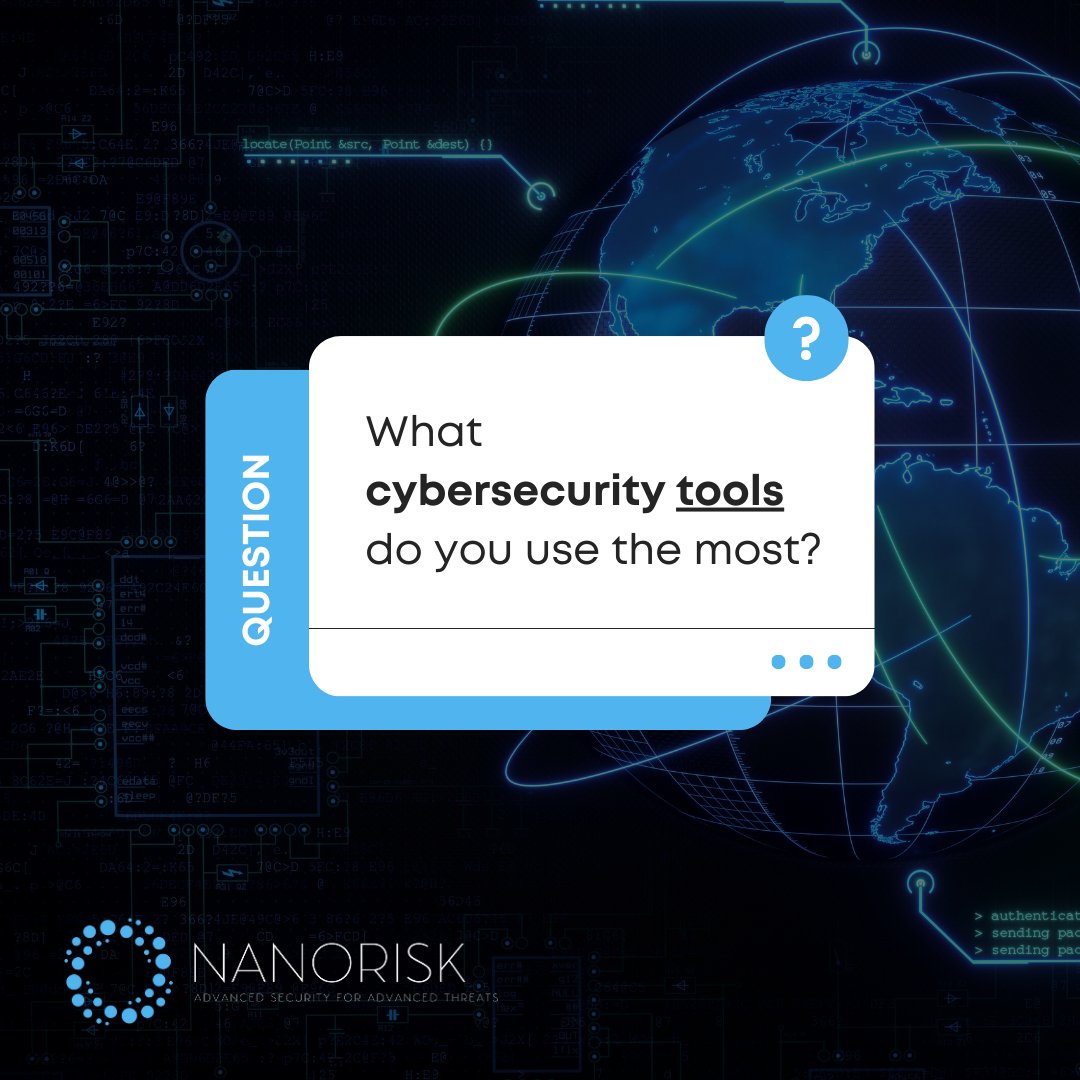 0xNanorisk's tweet image. Let&apos;s talk about it🗣️

We&apos;d love to know what cybersecuirty tool you use the most🛠️

...and let us know why you use it in the comments👇 

#CybersecurityTopics #SecurityDiscussions