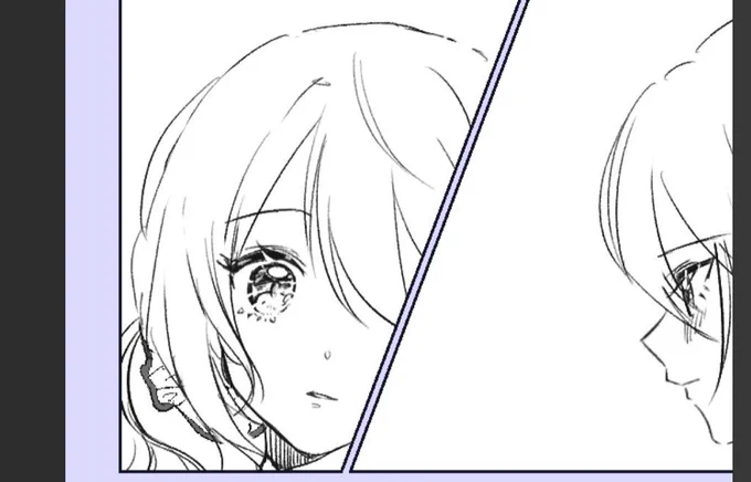 少女漫画一気に読んだ直後に描いたtr♀、影響受けすぎている 