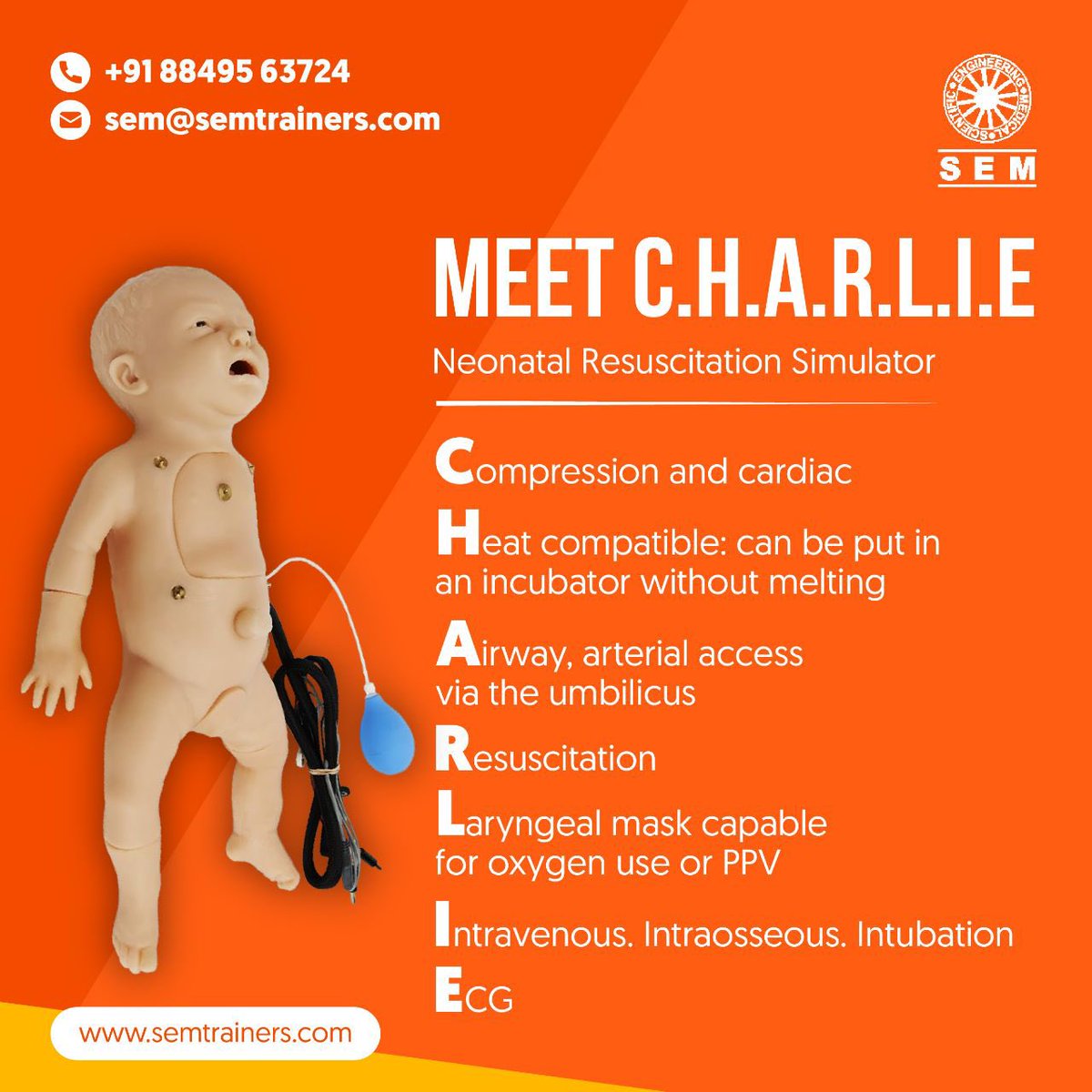 SemTrainers's tweet photo. Prepare for saving little lives in critical moments with Neonatal Resuscitation Simulator🩺

#TrainingExcellence #MasteringMedicine #MedicalEducation #Anatomy #OrganTraining #HandsOnLearning #MedicalEducation #MedicalTraining #AnatomicalSets #ExploringAnatomy #TrainingJourney https://t.co/nTLkgVu9xf