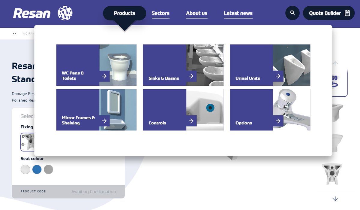 Visit our brand new Resan® site and see how we can support you with your sanitary ware needs. See more; dudleyresan.co.uk #plumbing #sanitaryware #products #ThursdayThoughts #quality #Project #support