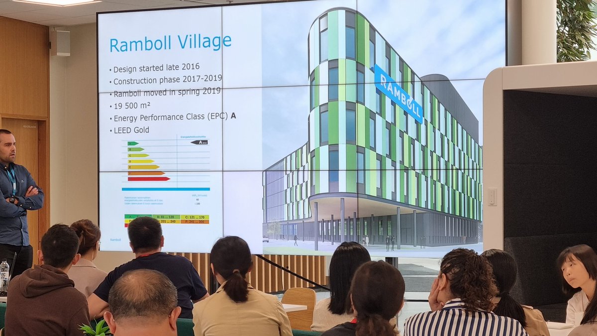 Happy to see #SuDBE23 Conference visiting us at Ramboll Village! #sustainable