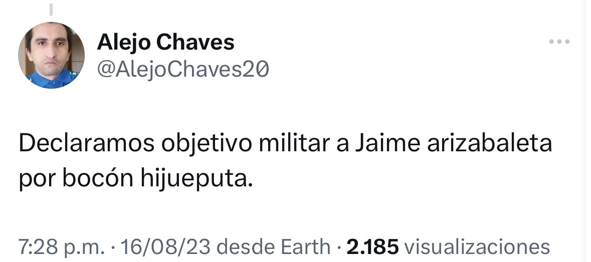 jarizabaletaf's tweet photo. Siempre cuando uno increpa a Petro, empiezan las amenazas. 

Así me cobran el discurso en la plaza de Bolívar https://t.co/nsn17SPXXa