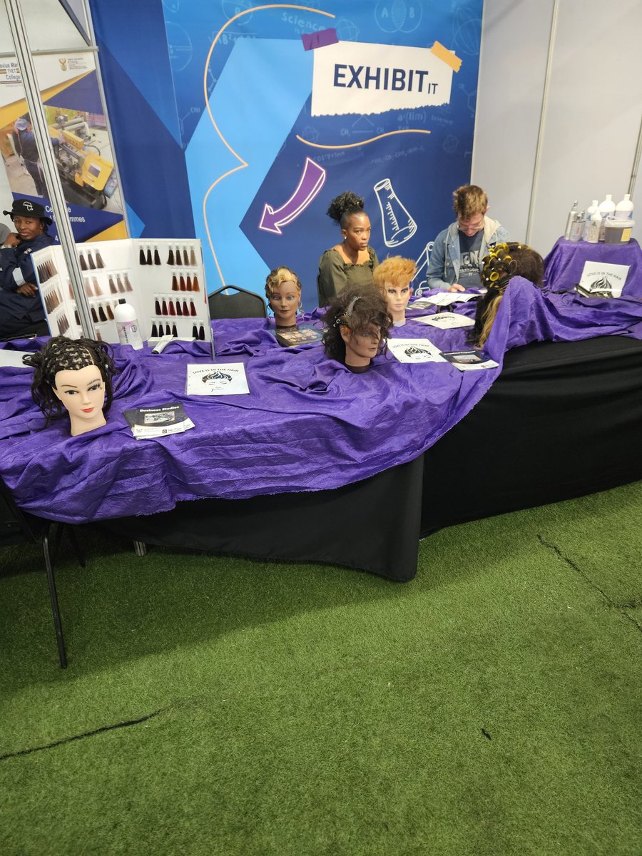 The hair industry is based on STEAMI driven skills. #SasolTechnoX