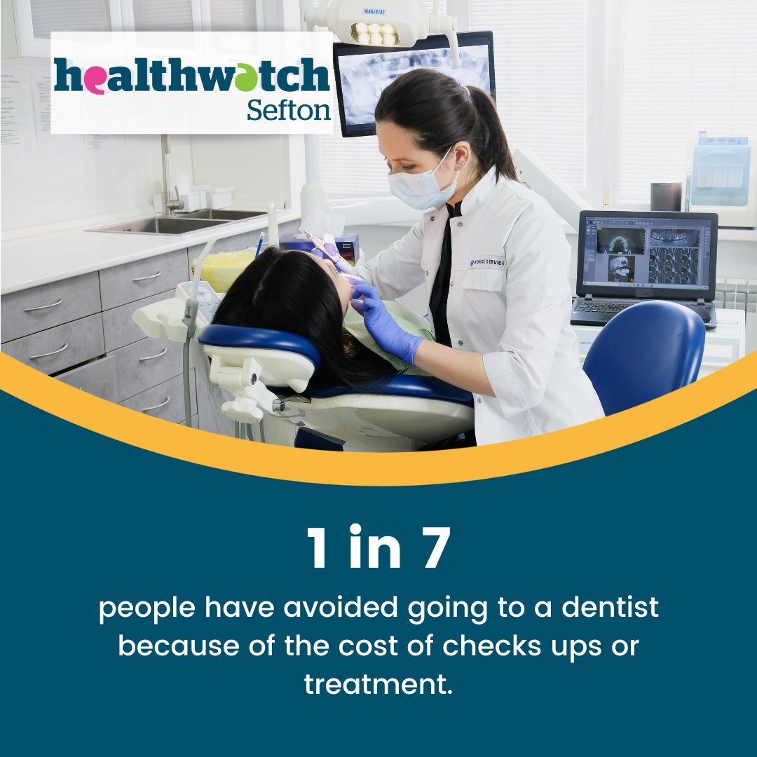 Are you struggling with the cost of living?  

✔ Have you stopped going to the dentist or cancelled an appointment because of the cost?  

Tell us buff.ly/3MfOYp7 #healthwatchsefton 

#sefton #formby #bootle #crosby #southport #maghull