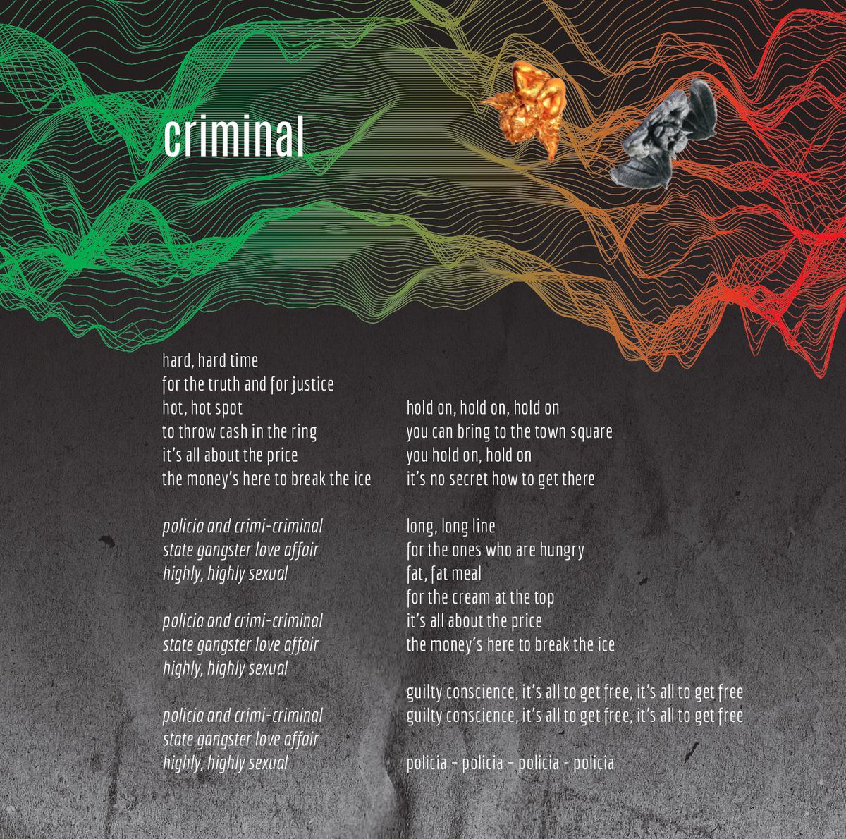 kontrust's tweet photo. #LyricsThursday ✍️ Take another look behind the curtain and into the "madworld" album-booklet 🧐 Here's the lyrics on "criminal" for y'all 🙇♂️
pre-order here:
https://t.co/hlPCwUhjRj
#lyrics #newalbum #kontrustmusic #artwork #booklet #cdrelease #physically #madworld #lederhosen https://t.co/u0RA2azIw0