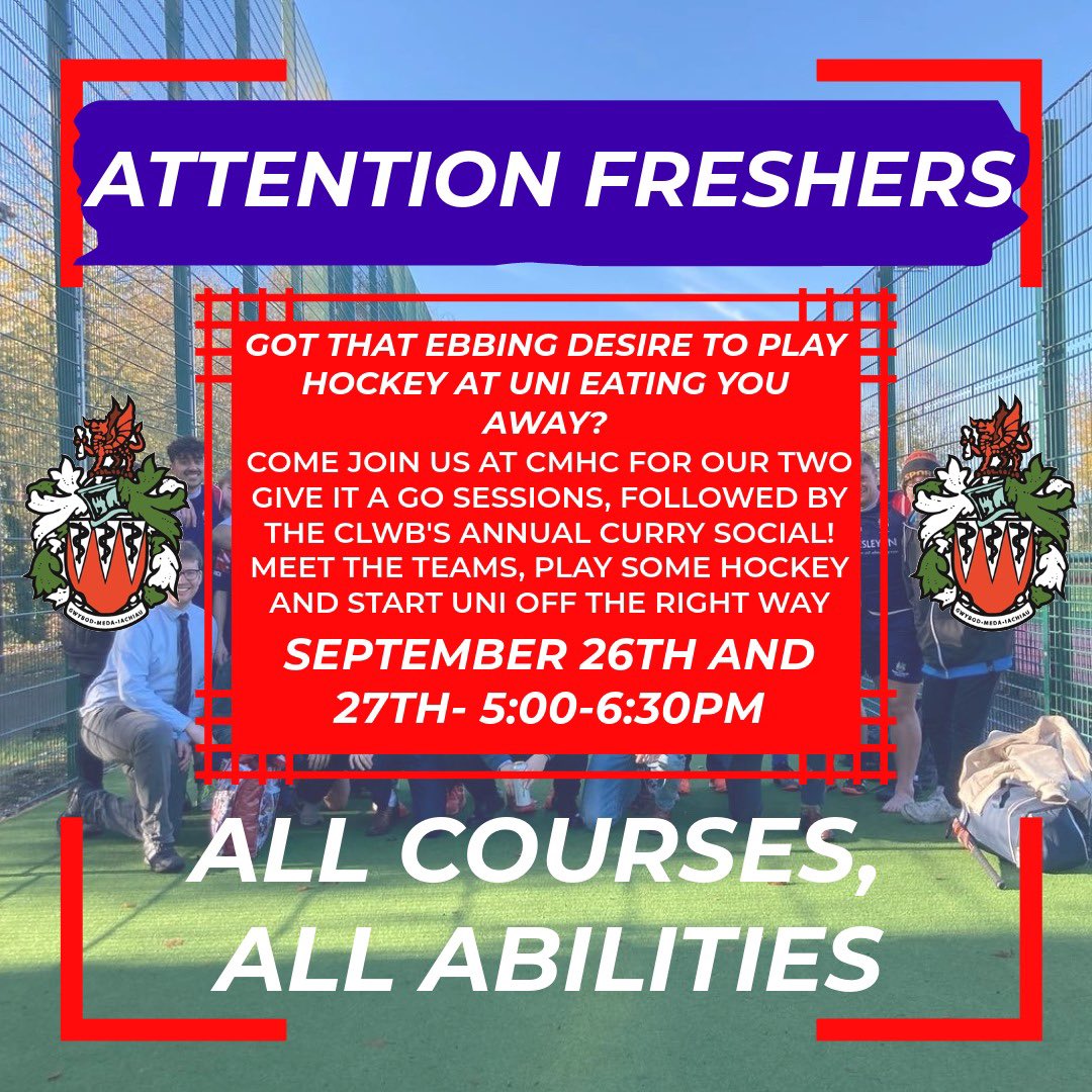 Congratulations to everybody to got their results today!
It may seem early but now is the time to get ahead of the game and consider joining CMHC. We’re open to all courses and all abilities so no matter who you are we can be the club for you!
#alevels2023 #cardiffuni