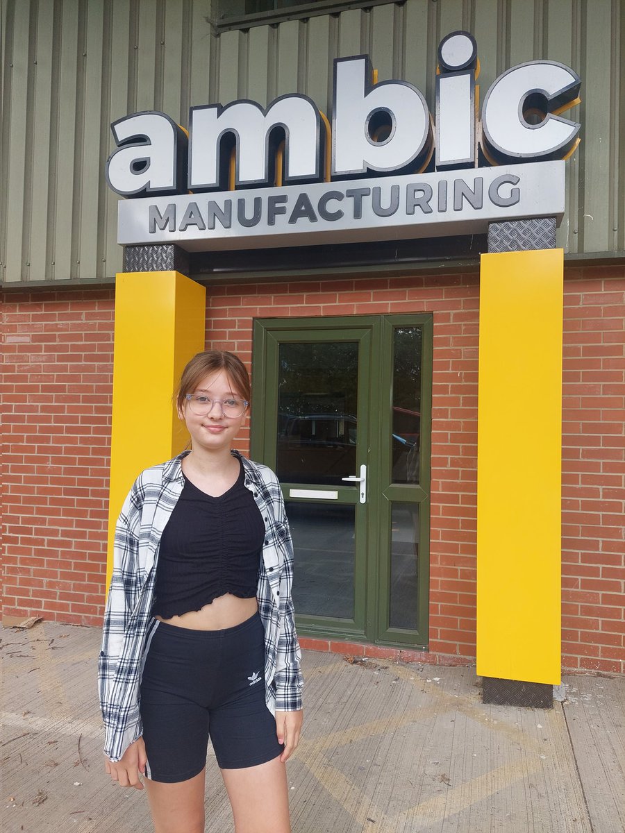 Thankyou to @Ambicltd1 for the invite and tour of the factory today, Millie had great time, she found it interesting and she realises just how much thought and works goes into the process and can't wait to work along side you all to make her design come to life! @SMagdalens