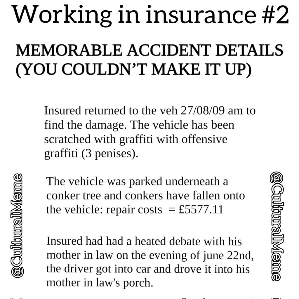 CulturalMeme's tweet photo. #memes #insurance #workinginsurance #lol #Penis https://t.co/Uz0qaRpfo2