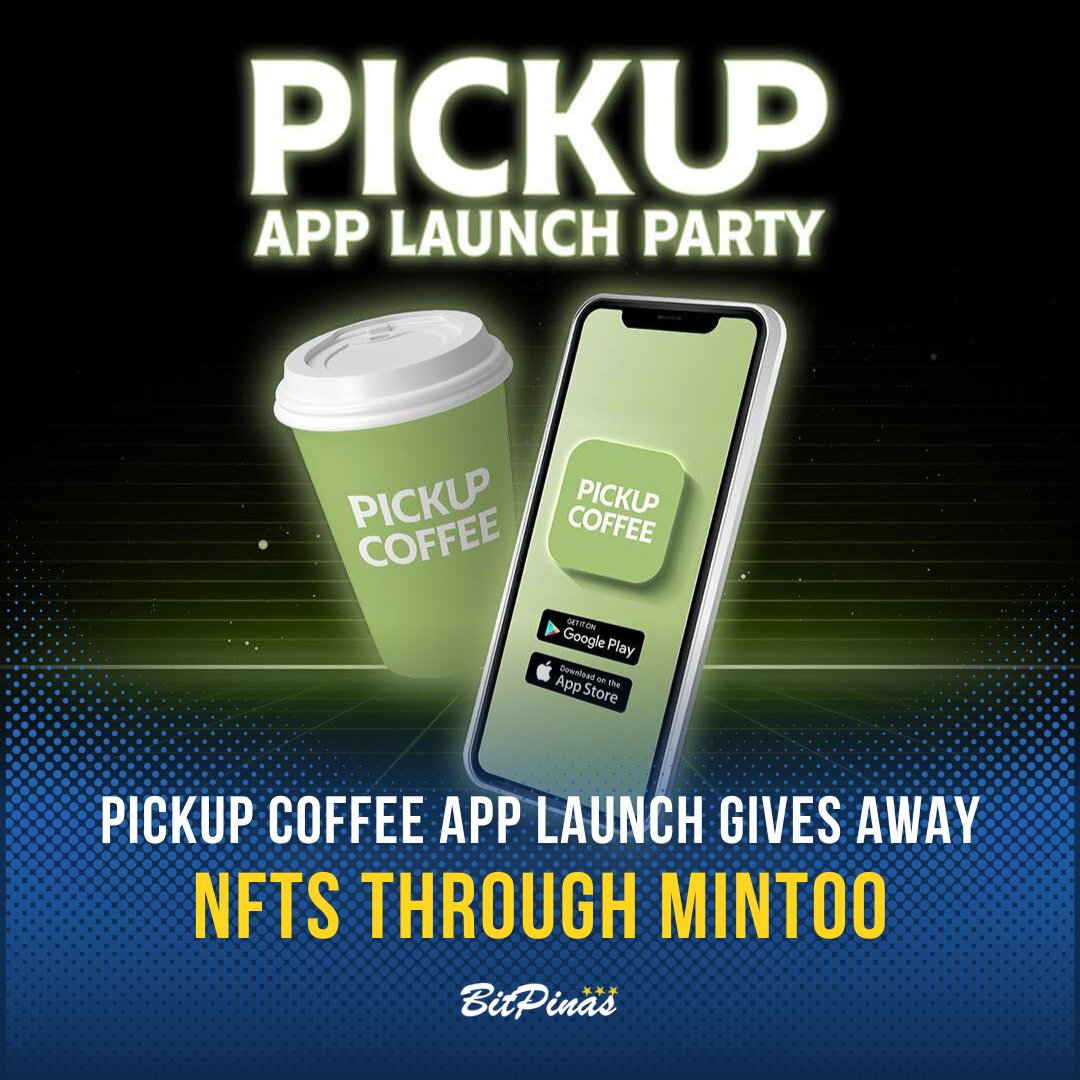 bitpinas's tweet photo. ☕ May kape ka na, may NFT ka pa. https://t.co/c2seXc1Rwt

Check out the launch of the Pickup Coffee app, which also has accompanying NFTs.

#CryptoPH #CryptoNewsPH #Mintoo #NFT #Crypto #Web3

@mintoo_ph @PICKUPCOFFEEPH https://t.co/KCyItVFcPF