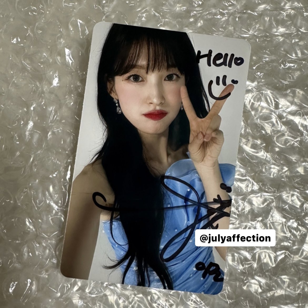 대신 올려달라 해서 올리는 아린이 지니 포카🩷