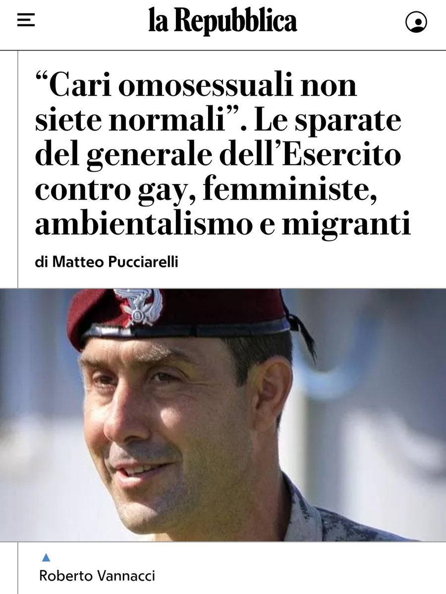 galluzzilucio's tweet image. 1/‼️ALL'ATTENZIONE DELLA #ProcuraRepubblicaFirenze, @MinisteroDifesa, @MinisteroGiustizia ‼️
E QUESTO COSO È ANCORA NELL'ESERCITO ED È PURE GENERALE? 
#VIAlaDIVISA SUBITO!
RUBRICA "CERVELLI CONTRO IL MURO"
Il libro autoprodotto da 🤮#RobertoVannacci, già #capo dei #paracadutisti