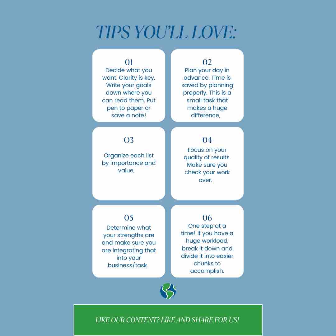 GlobeJenkins's tweet image. We want you to #thrive! Make sure you are working SMART!
#instatips #thejenkinsagencies #globelifecareer