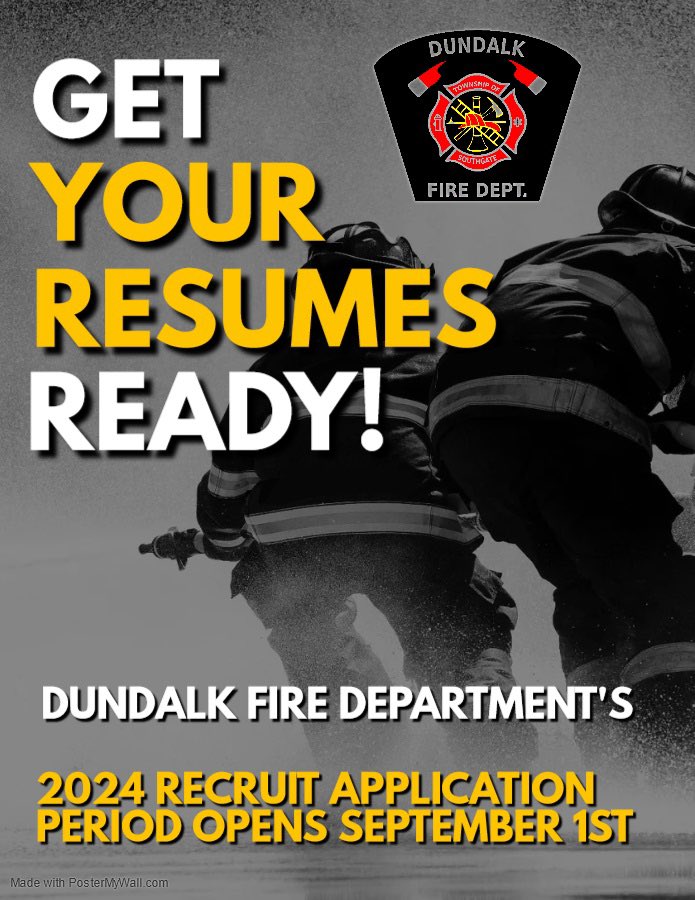 Join a great team! Information night September 6th at 19:00HRS.