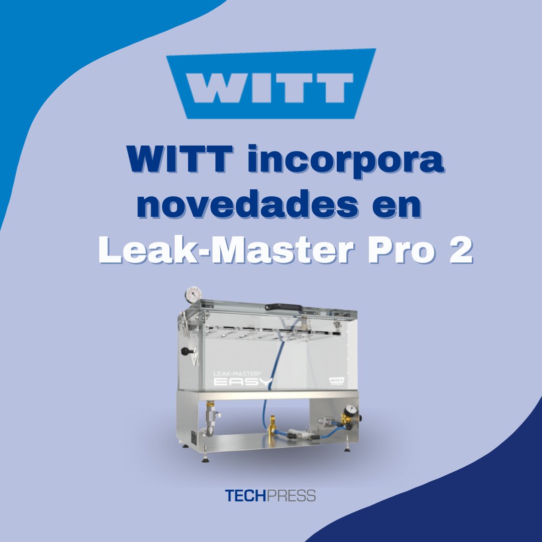 Tecnifood's tweet image. El comprobador de fugas Leak-Master Pro 2 de @WITT se ofrece ahora en cuatro tamaños de cámara, lo que permite realizar pruebas de estanquidad para casi cualquier tamaño de envase en atmósfera modificada.

➡️ Sigue leyendo: bitly.ws/PVKA

#witt #Techpress