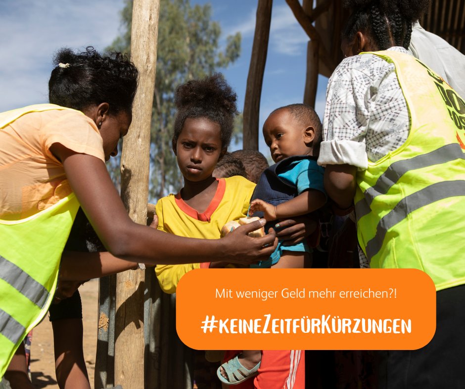 ⏰ Halbzeit bei der #Agenda2030 &amp; den #SDGs für eine 🌍ohne #Armut #Hunger &amp; #Diskriminierung!
Doch noch nehmen #Kisen,# Kriege &amp; #Katastrophen nicht ab. Also: Nicht nachlassen &amp; noch stärker einsetzen - ohne #Kürzungen bei #EZ und #humanitärehilfe! #KeineZeitfürKürzungen #ACTNOW