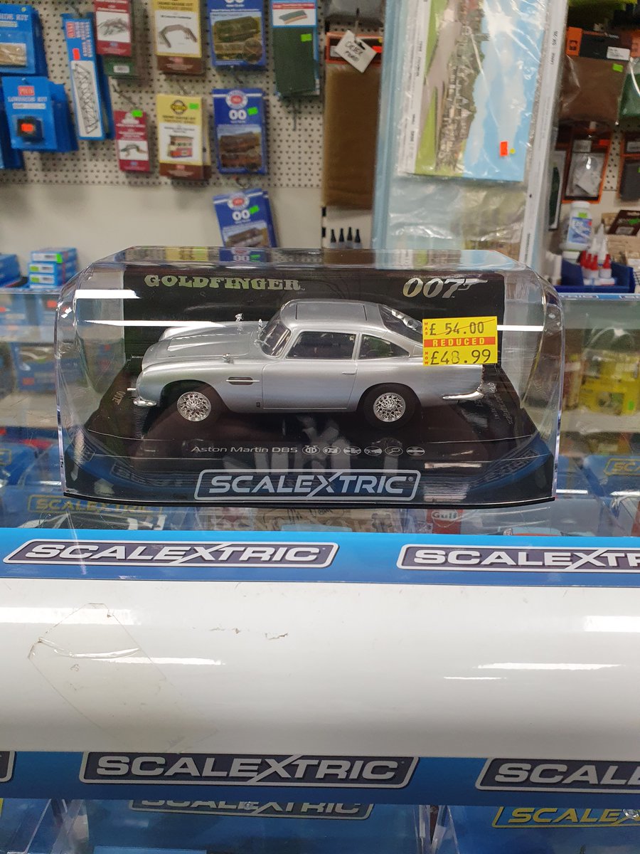 ModelWorldKent's tweet photo. *NEW STOCK*
The name's car... Scalextric Car 😉😆
A car and driver that needs no introduction.
Pop in store or give us a call on 01795 410630 😎
#scalextric #scalextriccars #slotcars #RACING #scalextricfan #jamesbond #AstonMartin  #scalextricpassion #modelworld #shoplocal https://t.co/5aZBukfvZi