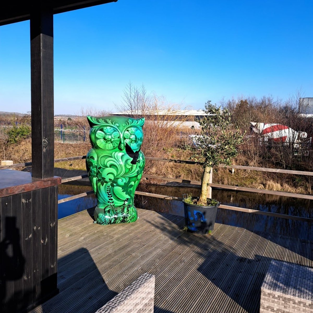 MagnusGroupLtd's tweet photo. Maggie Magnus appreciation post!
#ThrowbackThursday to our sculpture that was part of the Big Hoot charity campaign.
#thebighoot #stelizabethshospice #suffolk #ipswich #teammagnus #art #charity #community #communitysupport https://t.co/37tNn3QYUo